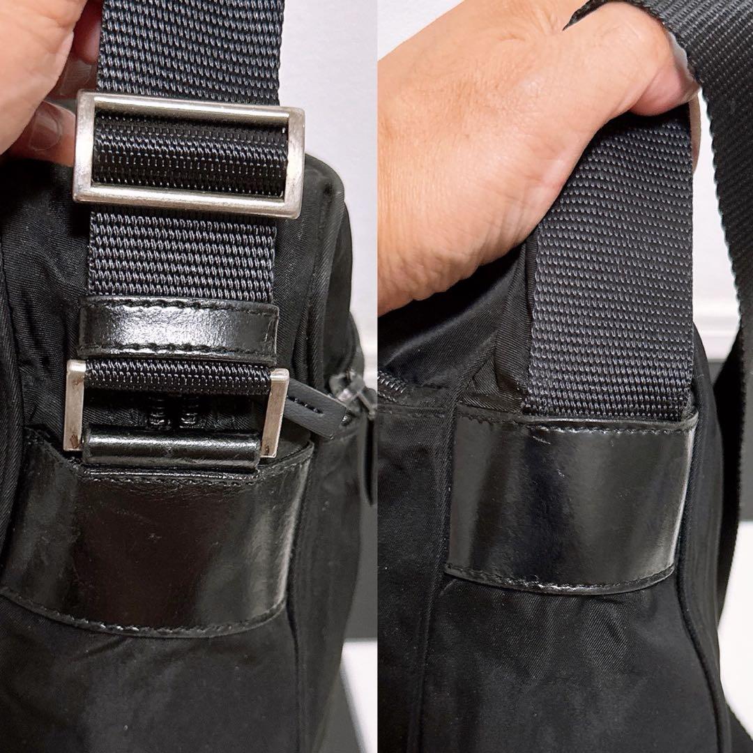 《美品》PRADA(プラダ)ショルダーバッグ ロゴプレート