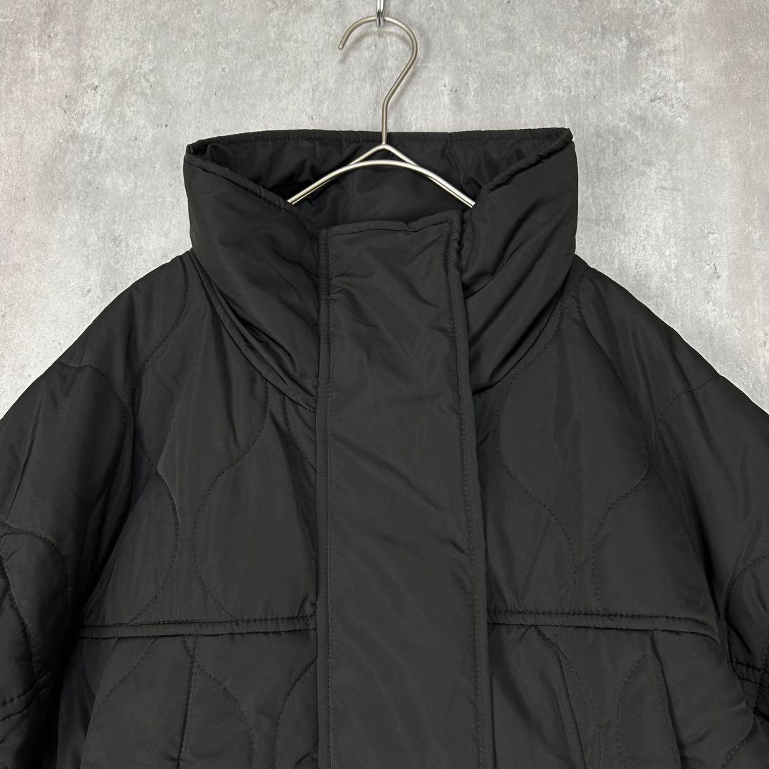 凵　CPCM　2way　キルティングモンスタージャケット　ベスト　 黒　長袖　冬