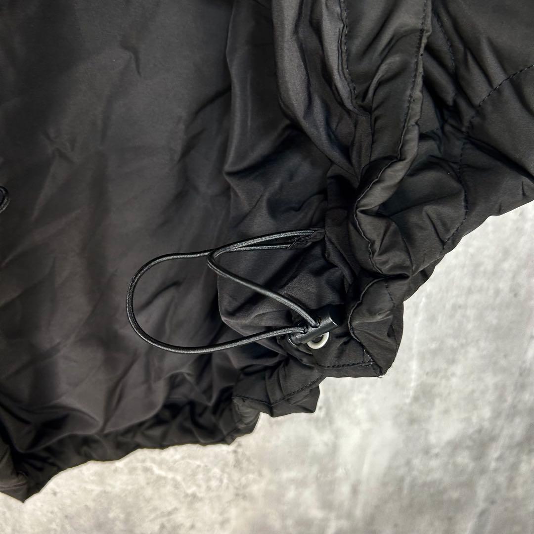 凵　CPCM　2way　キルティングモンスタージャケット　ベスト　 黒　長袖　冬