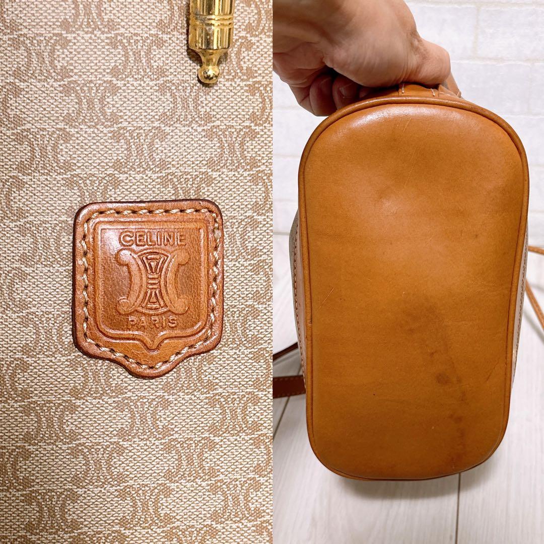 『美品』CELINE(セリーヌ)ショルダーバッグ PVC マカダム柄