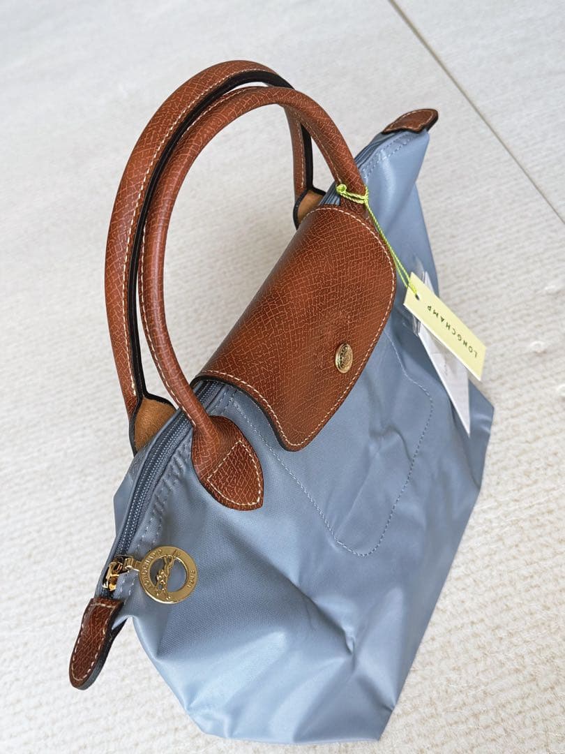 LONGCHAMP トートバッグ Sサイズ グレー/ブラウン【新品】