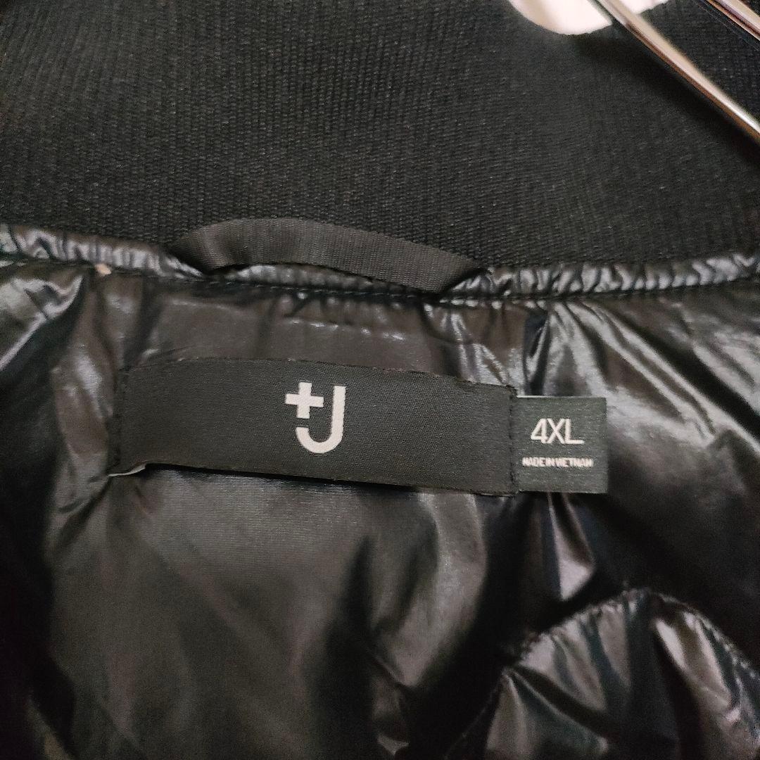 ユニクロ＋J ハイブリッドダウンジャケット MA-1 ミリタリー 黒 4XL