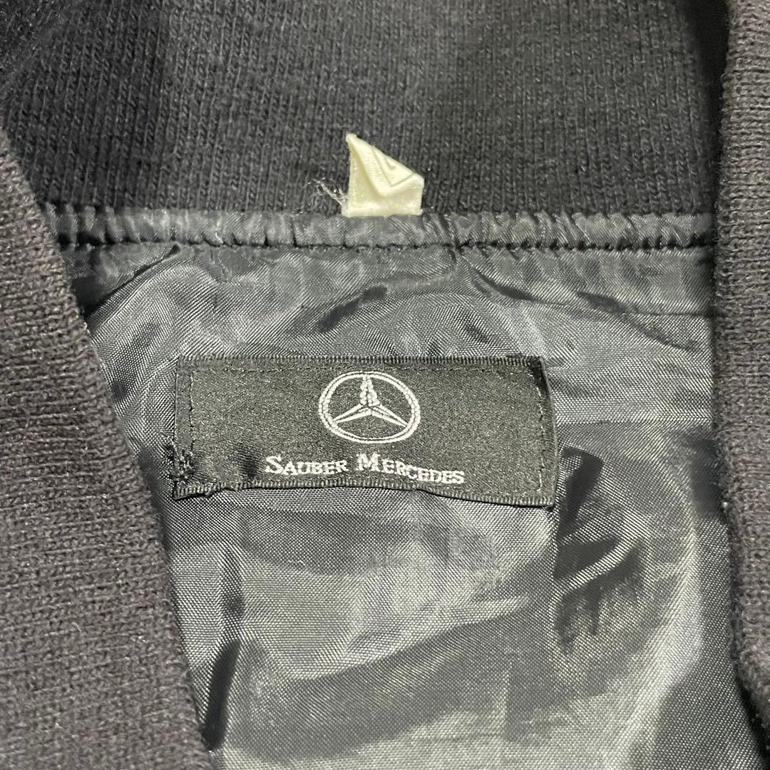 レア SAUBER MERCEDES レーシングジャケット　ロゴ刺繍 MA-1