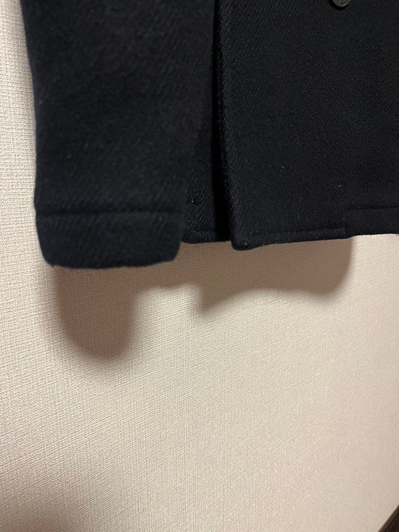 90s ヴィンテージ マックレガー Pコート 裏地キルティング 赤 ネイビー L