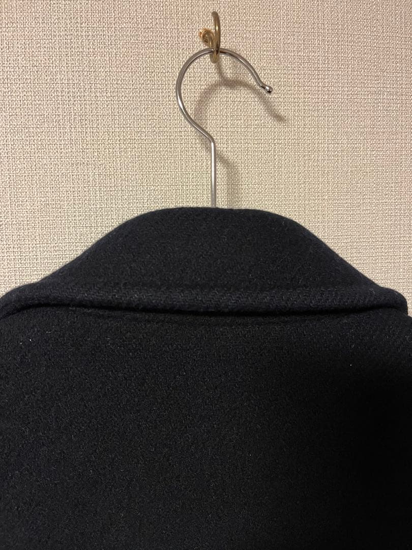 90s ヴィンテージ マックレガー Pコート 裏地キルティング 赤 ネイビー L