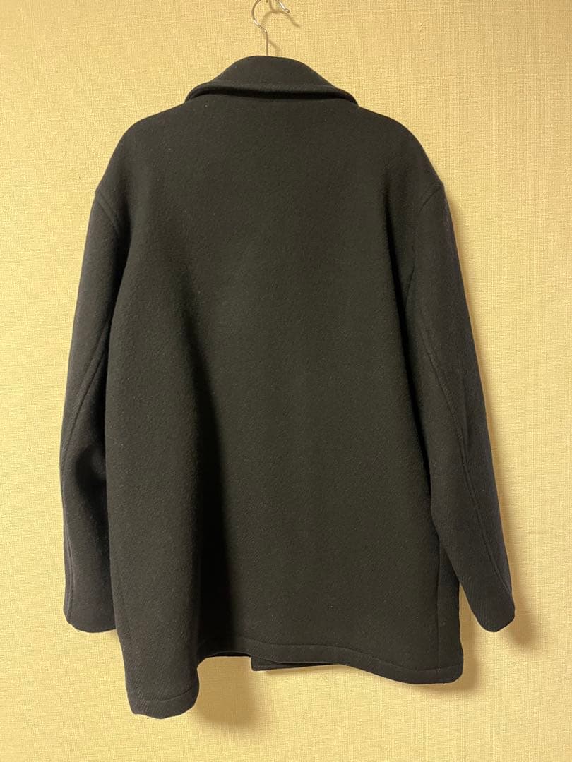 90s ヴィンテージ マックレガー Pコート 裏地キルティング 赤 ネイビー L