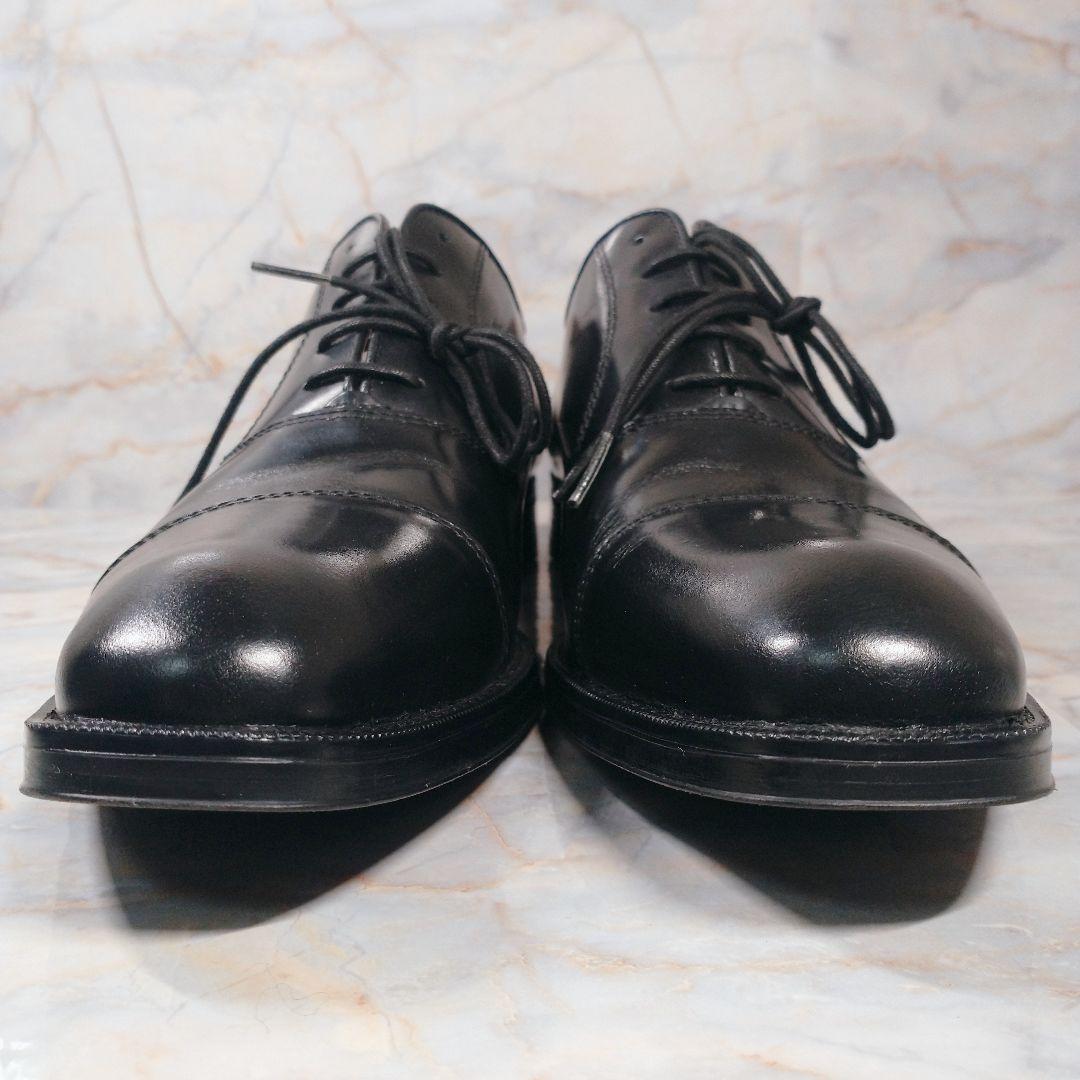 ジャンカルロモレリ 黒 ストレートチップ 内羽根 27.5