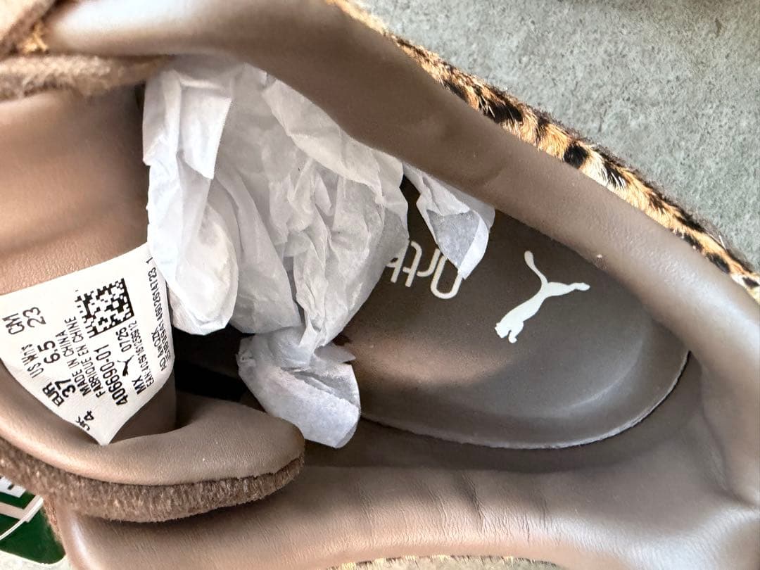 新品　PUMA SPEEDCAT WILD レオパード スニーカー 23cm