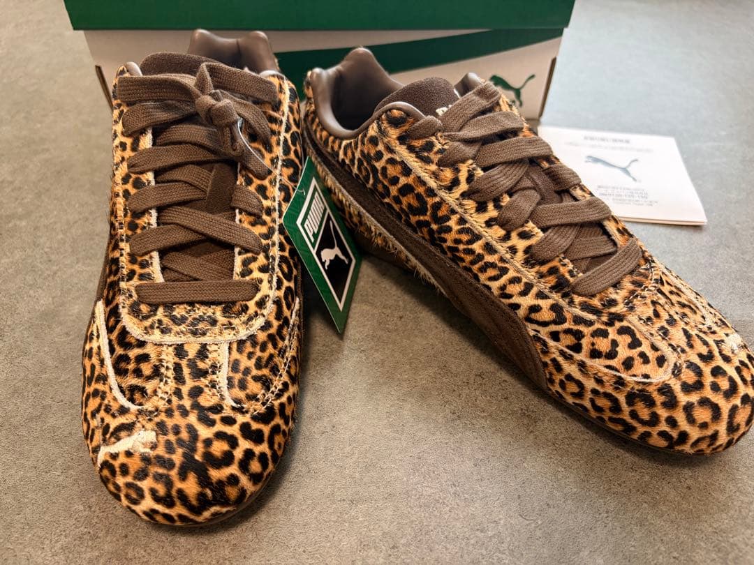 新品　PUMA SPEEDCAT WILD レオパード スニーカー 23cm