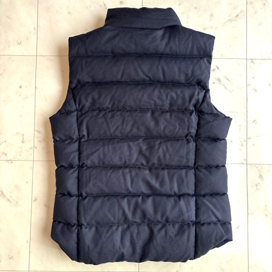 美品 タトラス ダウンベスト ネイビー Lサイズ相当 定価9.6万円
