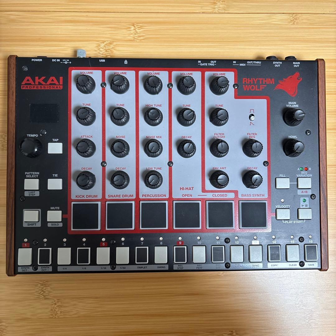 【動作確認済】AKAI PROFESSIONAL RHYTHM WOLF