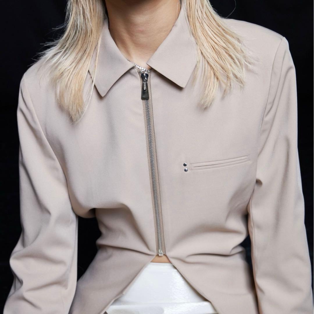 ジャケット・アウター Airu WAIST CONSCIOUS SHIRT