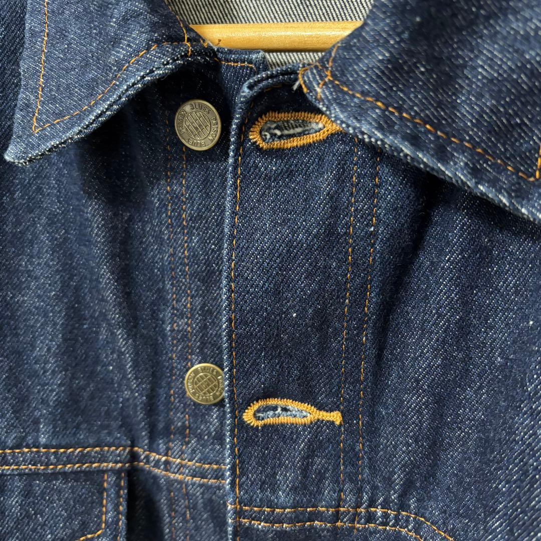 値下げ　プリズンブルース ダークブルー デニムジャケット