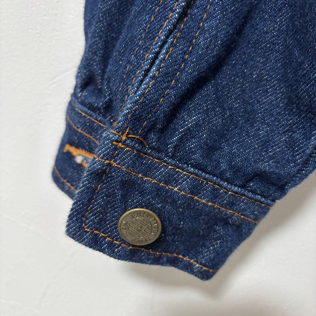 値下げ　プリズンブルース ダークブルー デニムジャケット