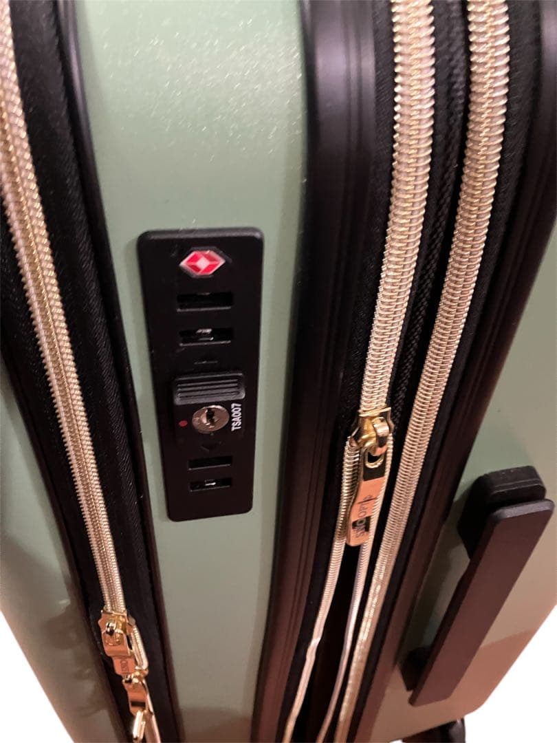 ピーナッツ スヌーピー スーツケース グリーン 37L