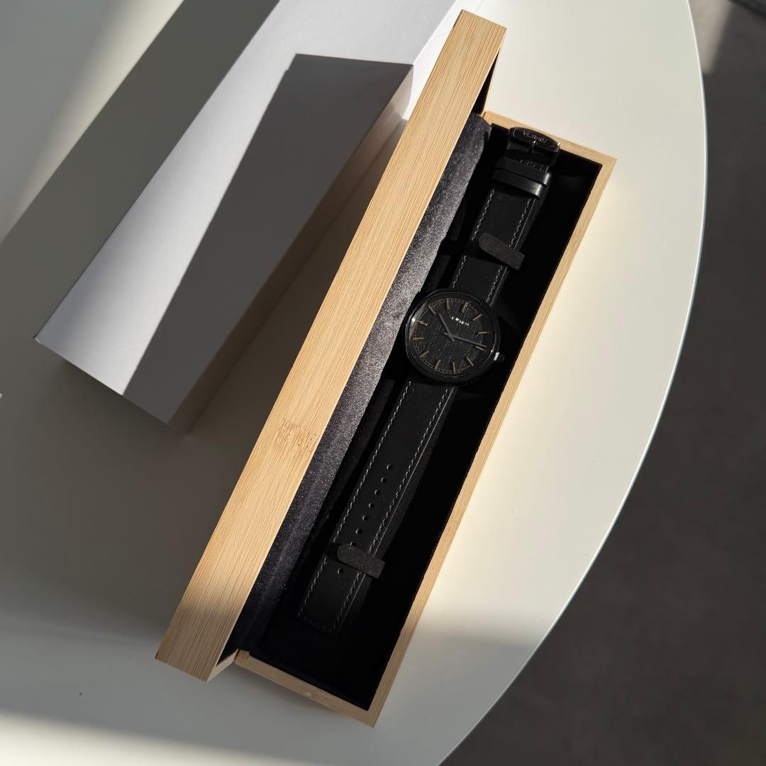 【未使用箱付き】VEJRHØJ 腕時計 NORDIC noir ブラック