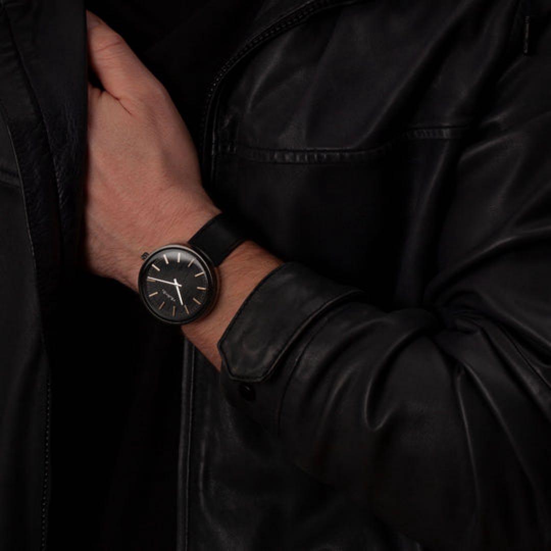 【未使用箱付き】VEJRHØJ 腕時計 NORDIC noir ブラック