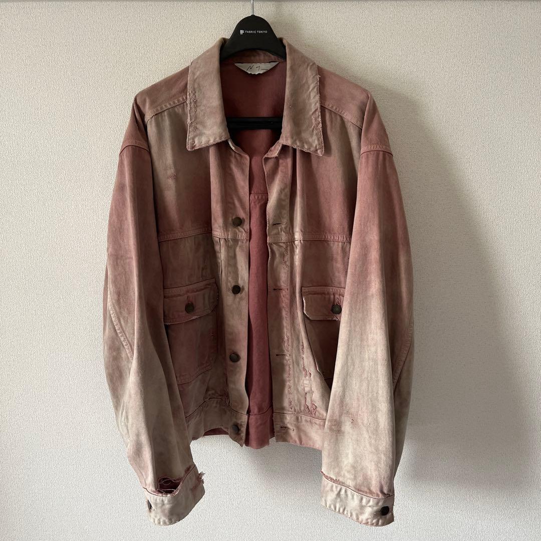 DAMAGE DENIM JACKET サイズ2 ANCELLM