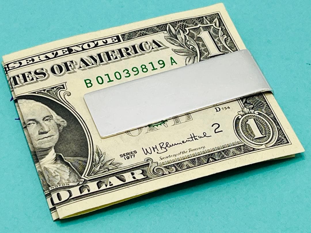 c694 Tiffany&Co. ティファニー　マネークリップ　シルバー　925