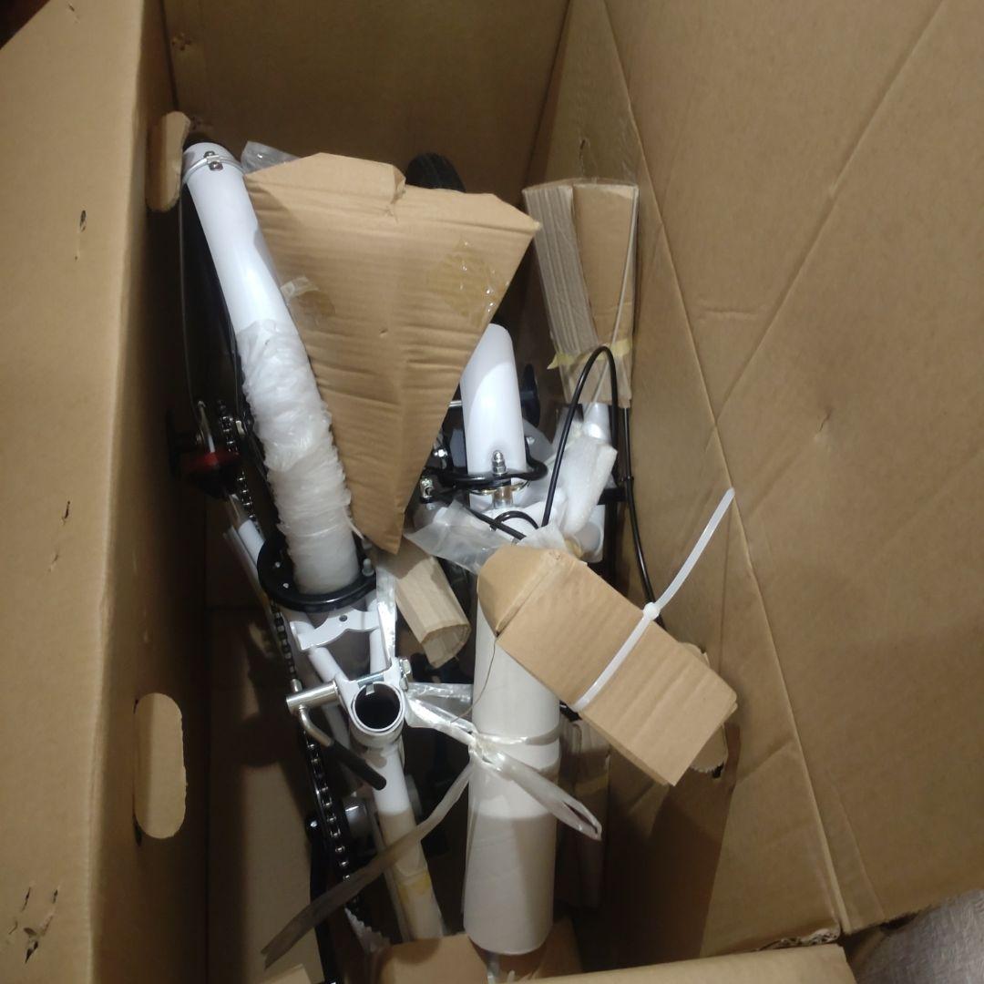 CAPTAIN STAG 折りたたみ自転車 YG-1061 20インチ ホワイト