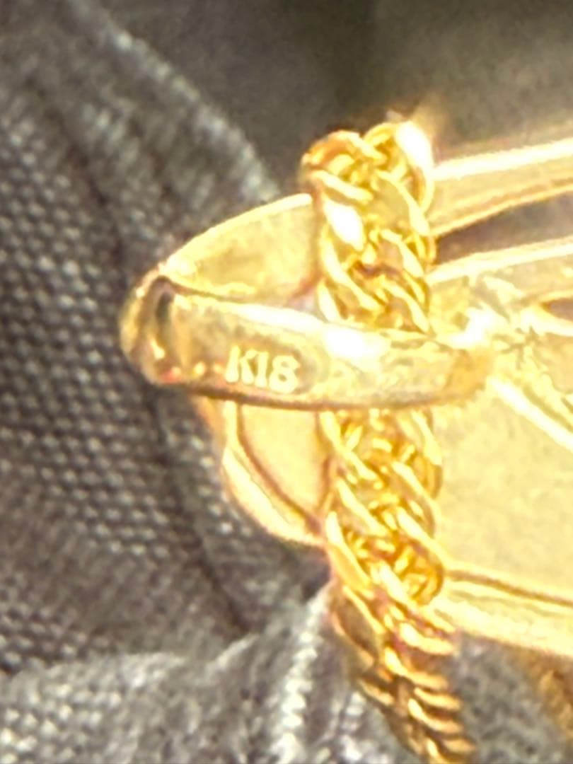 希少　西城秀樹　指紋モチーフ　ペンダントトップ　ゴールド　18金　通常入手不可