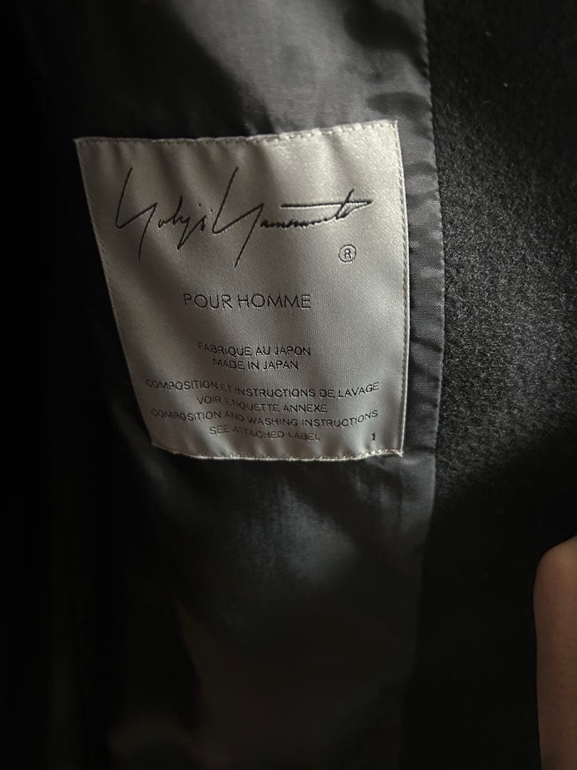 ジャケット・アウター yohjiyamamoto TASMANIA FLANNEL LONG JKT