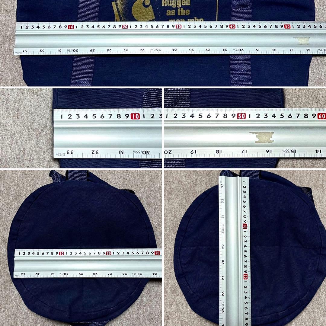 Carhartt ドラムバッグ ダック ネイビー 美品 USA製 93年製