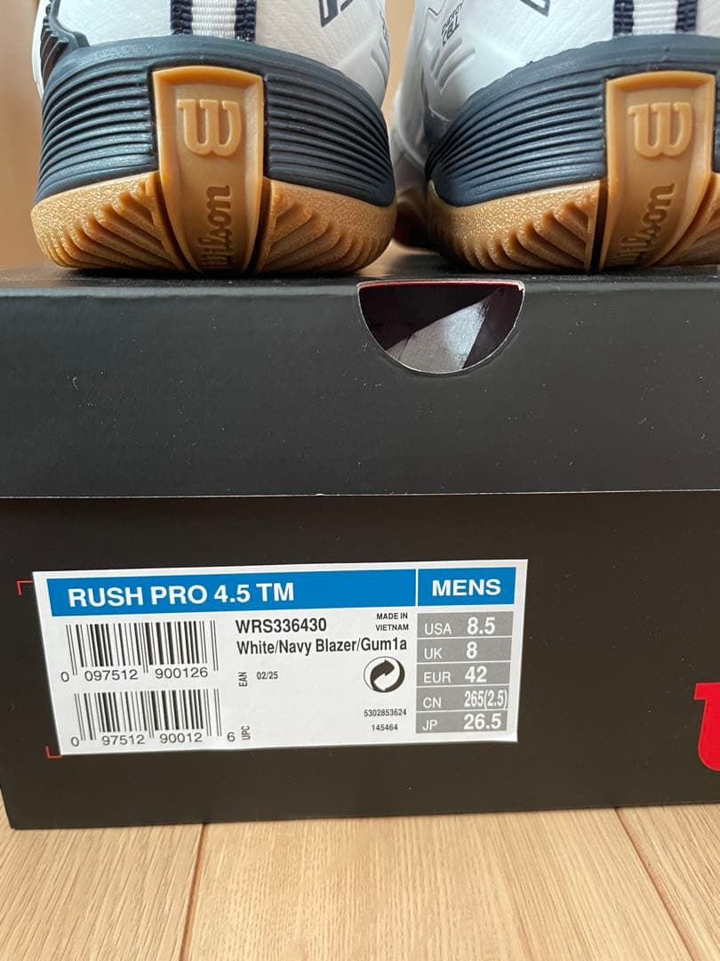 シューズ(男性用) Wilson RUSH PRO 4.5 TM 26.5cm