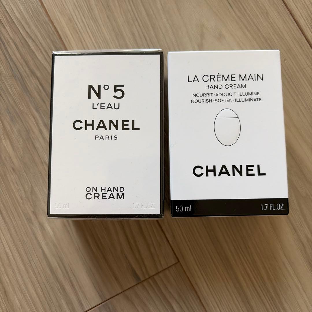 CHANEL N°5 L'EAU & LA CRÈME MAINセット