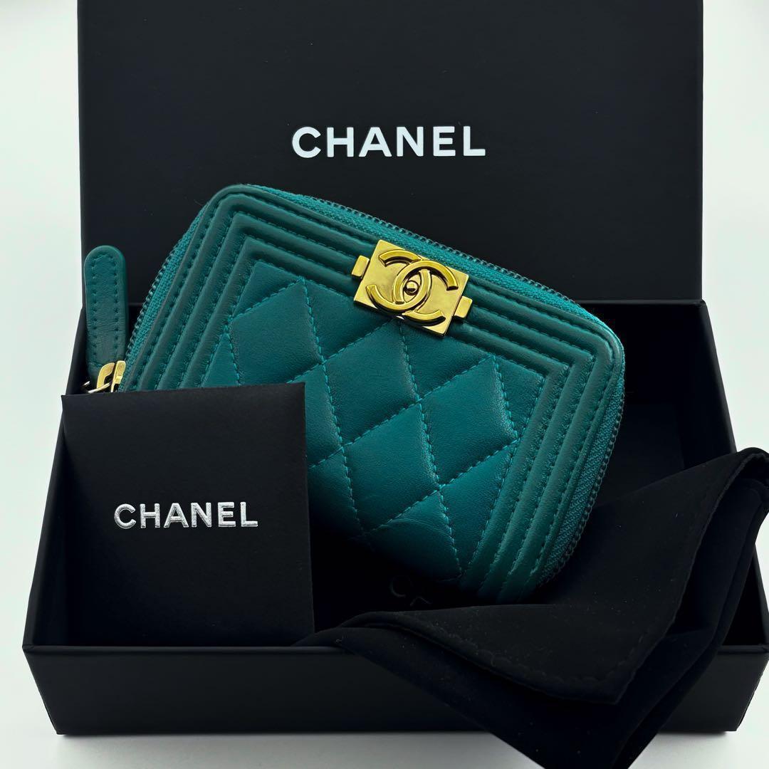 【極美品✨】シャネル ボーイシャネル 財布 パース 小銭入