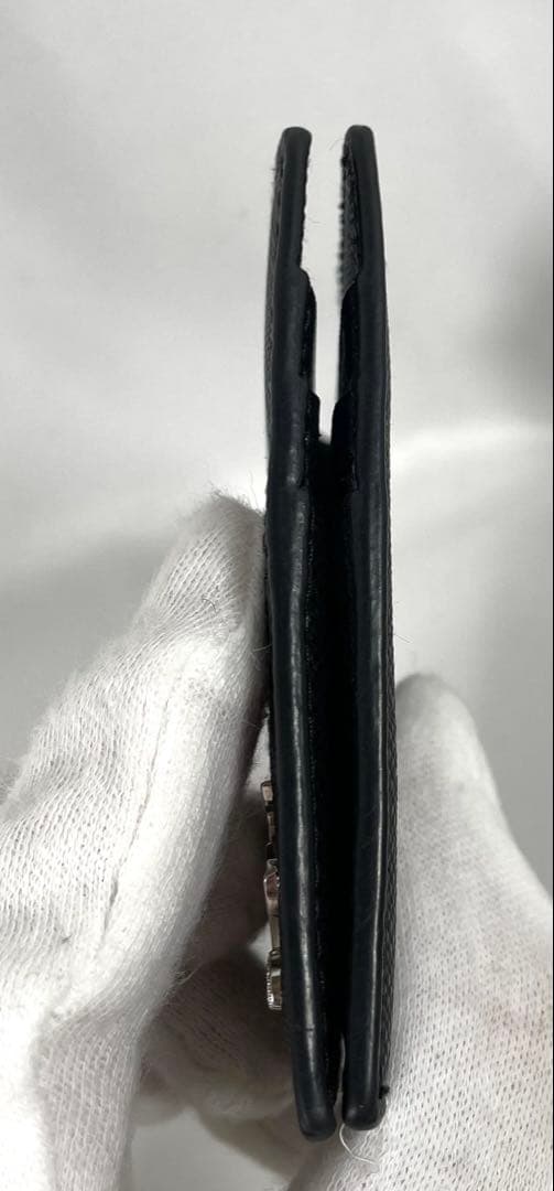 未使用に近い PRADA プラダ マネークリップ 二つ折り財布 カードケース