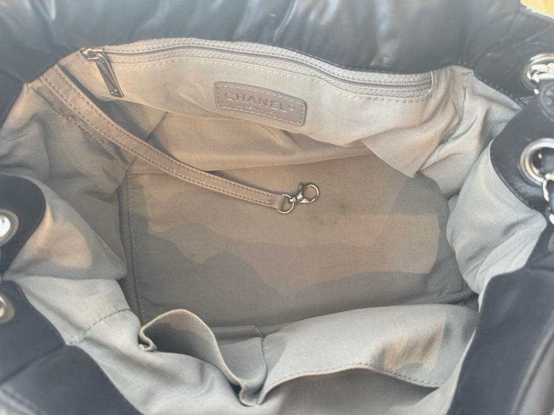 T♡シャネル ♡パリビザンス ナイロン フラップ ダブルチェーンバッグ