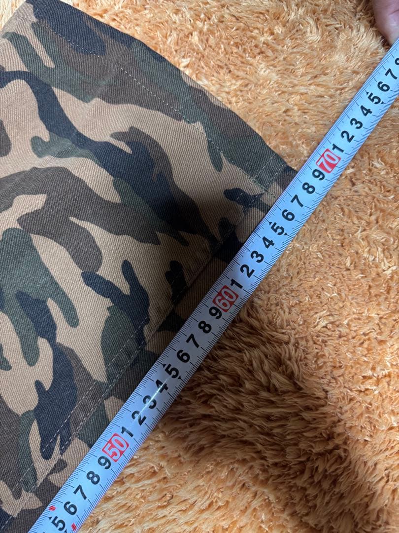 エヴィス　迷彩　カーゴパンツ