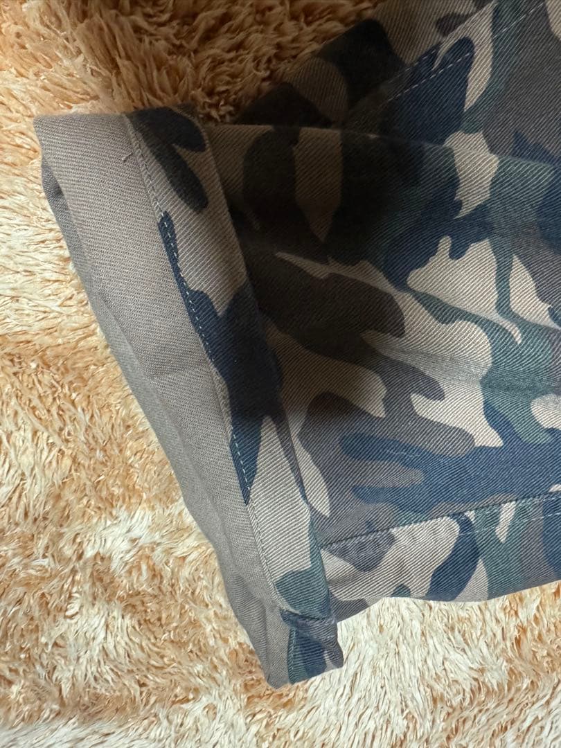 エヴィス　迷彩　カーゴパンツ