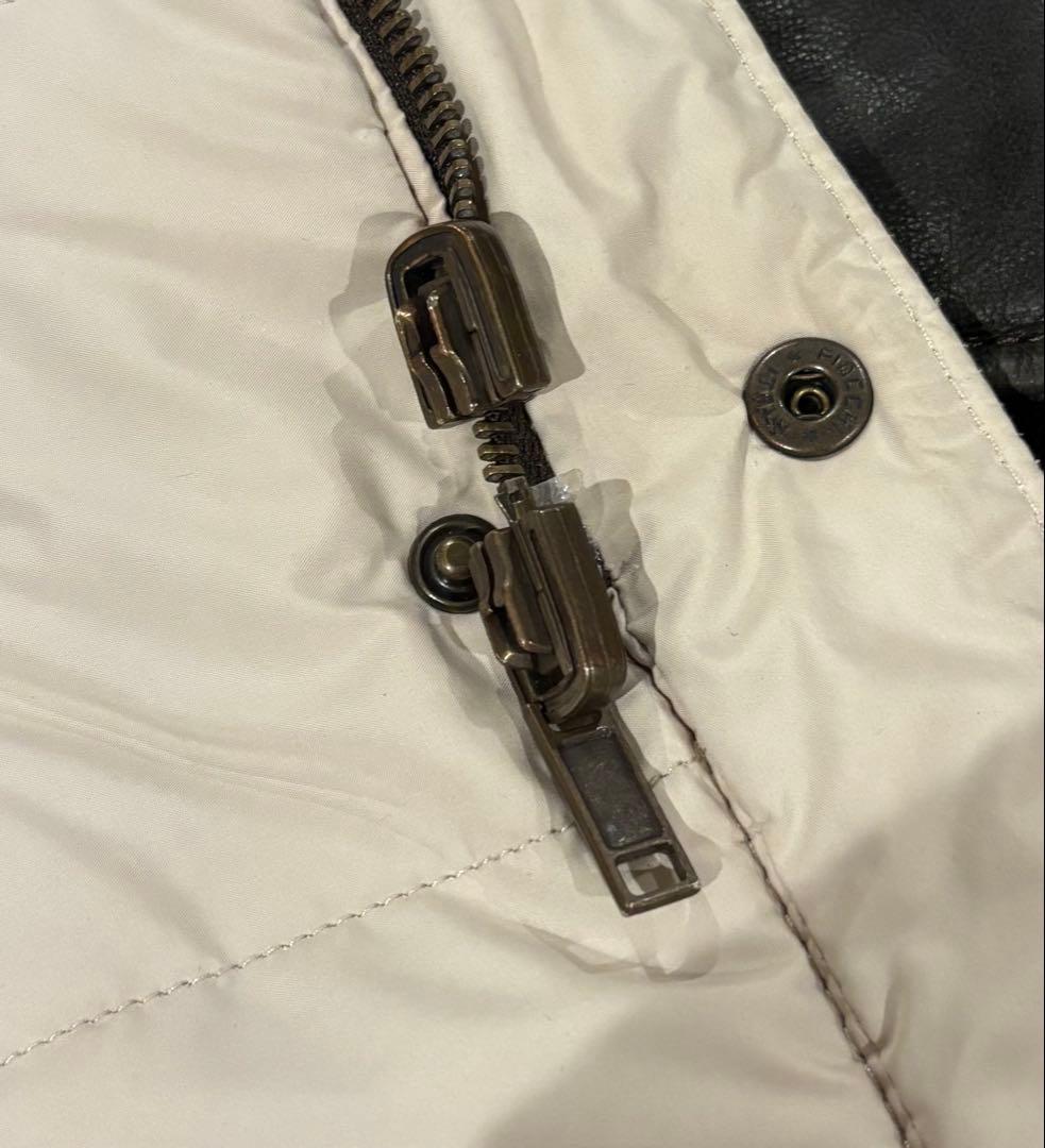 超希少 ISAIA リアルレザーコート N-3B型 FOXファーイタリア