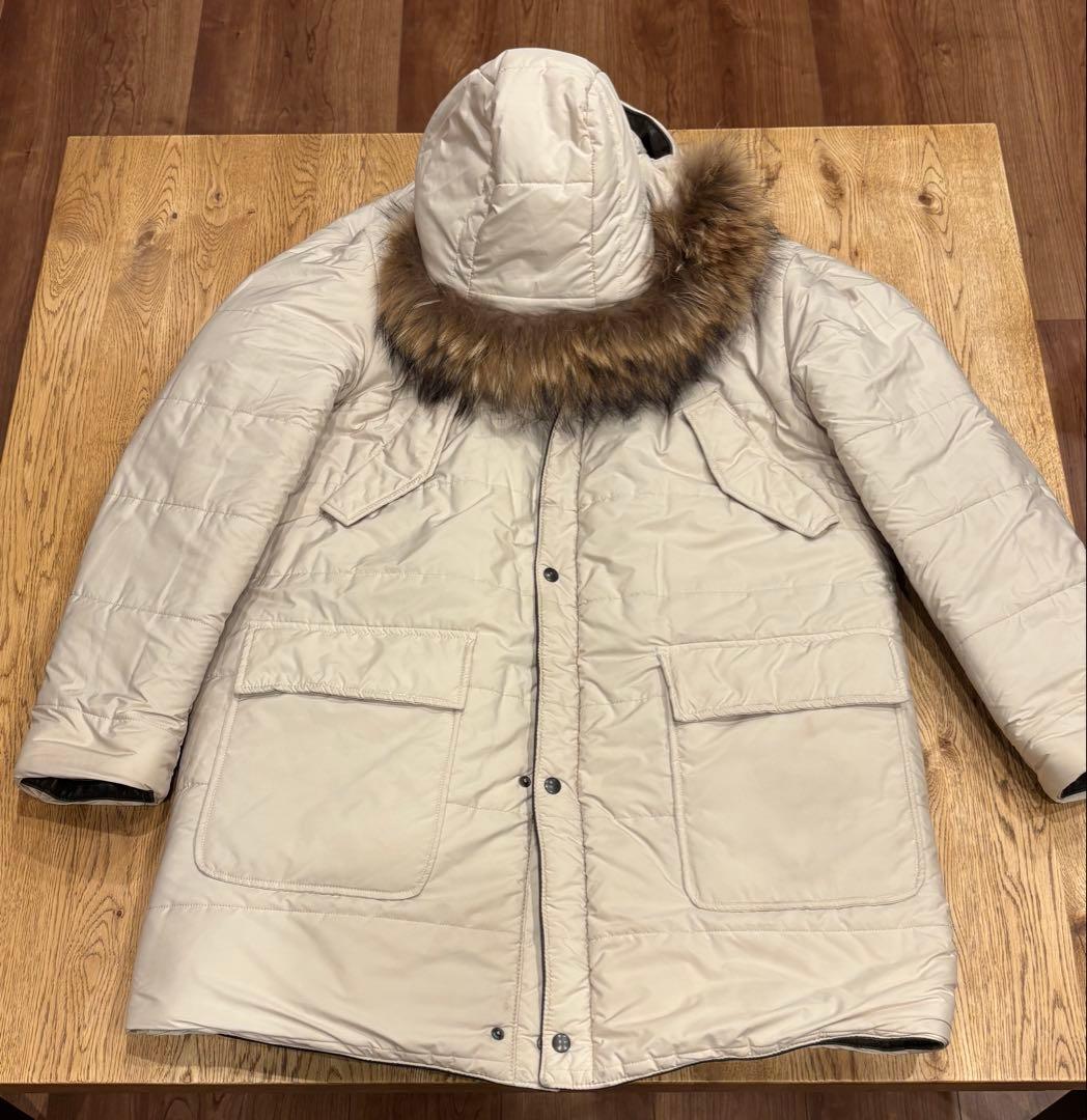 超希少 ISAIA リアルレザーコート N-3B型 FOXファーイタリア