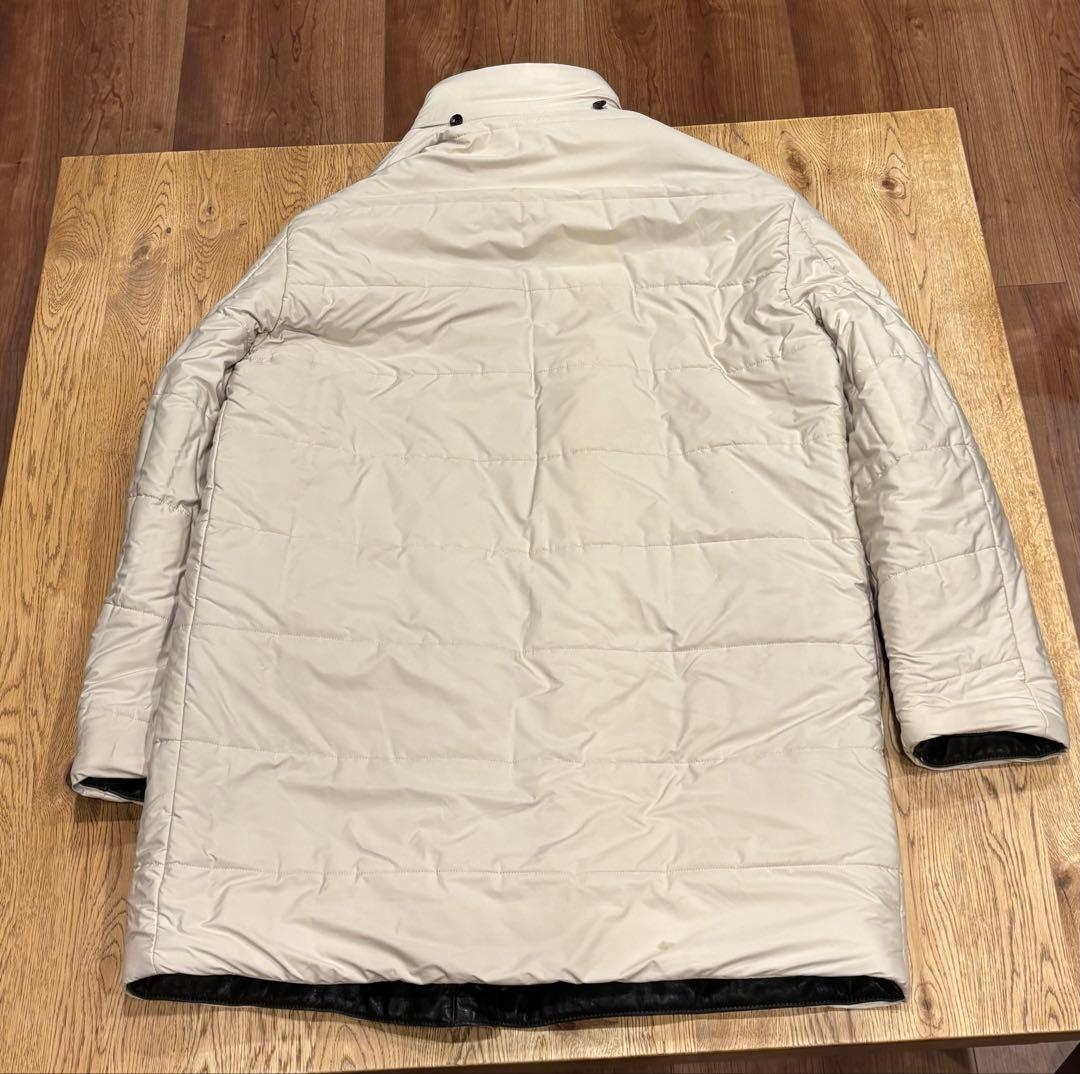 超希少 ISAIA リアルレザーコート N-3B型 FOXファーイタリア