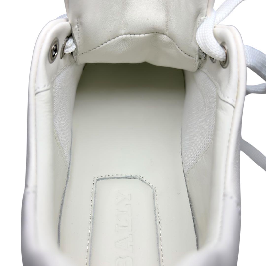 未使用品 BALLY MAILY バリー マイリー レザースニーカー ホワイト