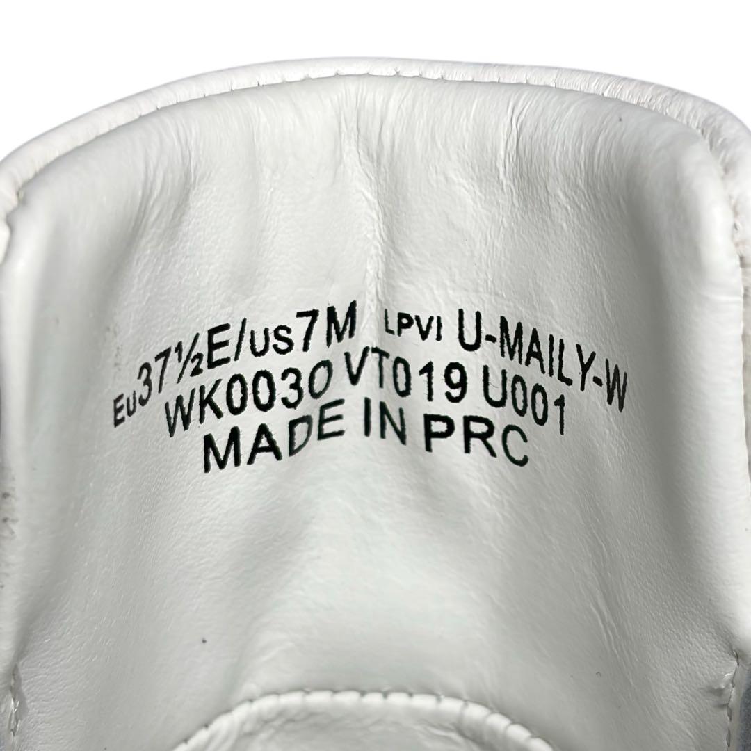 未使用品 BALLY MAILY バリー マイリー レザースニーカー ホワイト