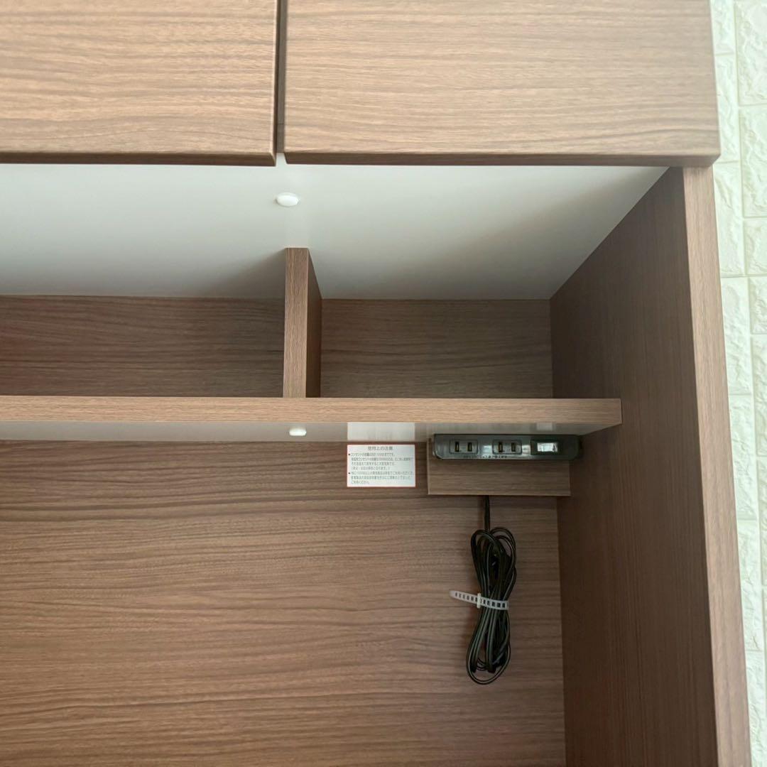 東京23区配送無料✨ニトリ　キッチンボード　エトナ90 ブラウン　美品