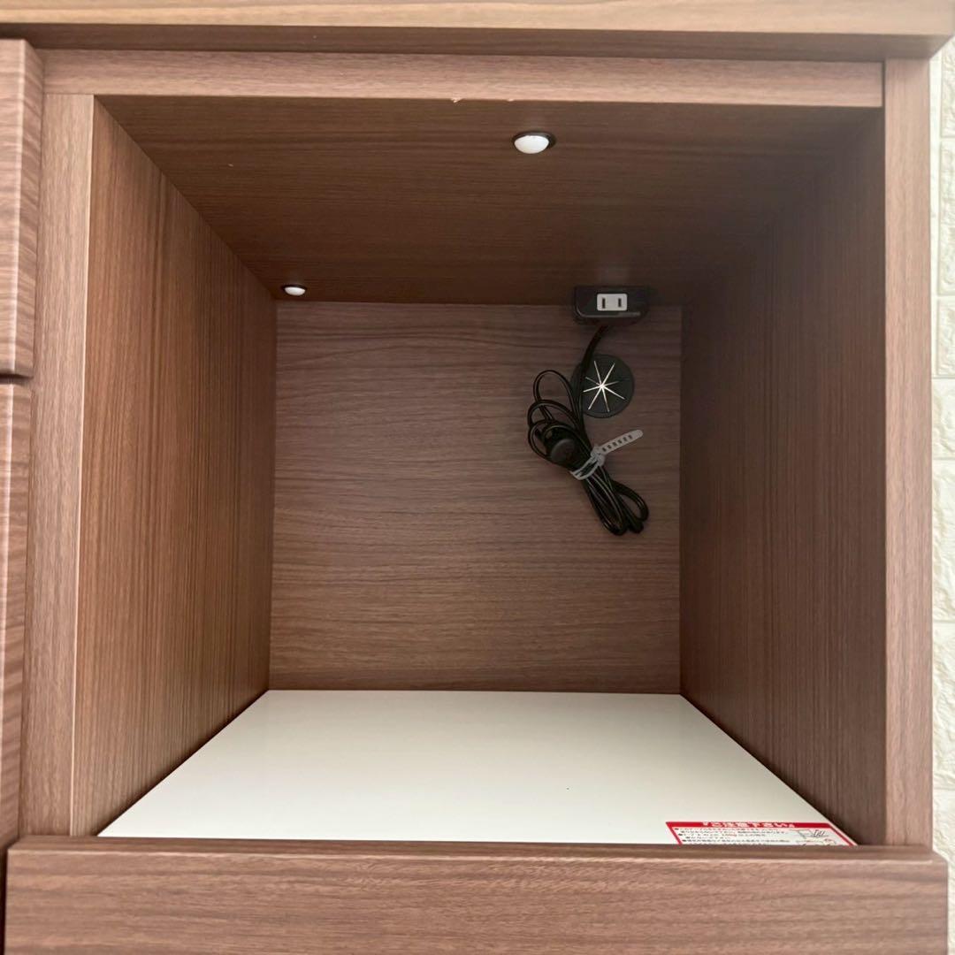 東京23区配送無料✨ニトリ　キッチンボード　エトナ90 ブラウン　美品