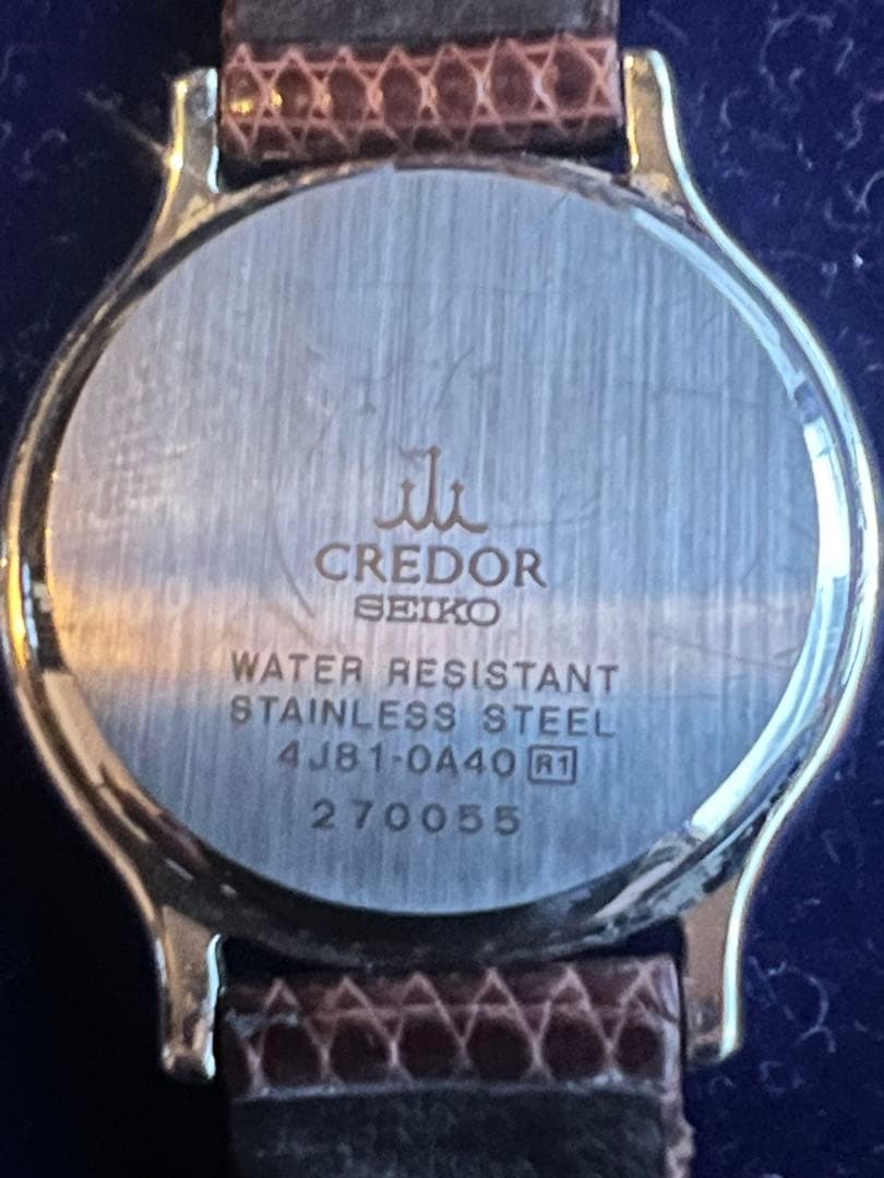 SEIKO CREDOR 4J81-0A40 日本製　腕時計　美品