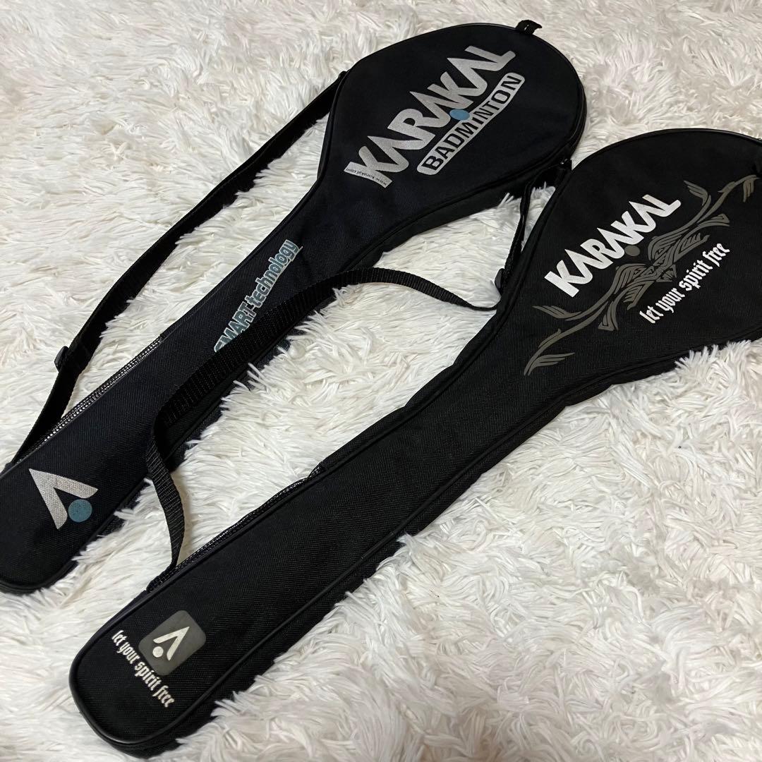 Karakal M-Tec 75 85 バドミントンラケット 2本セット
