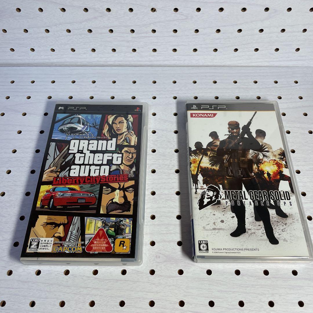 （24時間発送）　グラセフ　リバティーシティ　メタルギアソリッド　PSP セット
