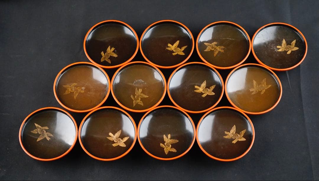 蒔絵　吸物椀　12客　漆器