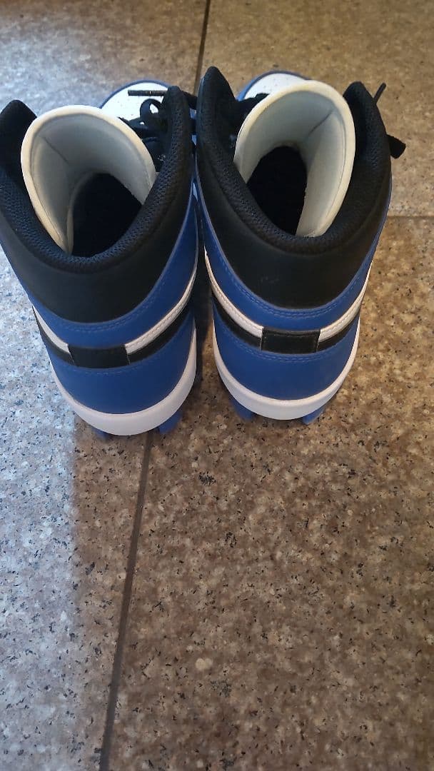 NIKE ナイキ ジョーダン Jordan1 スパイク 野球 ブルー 27