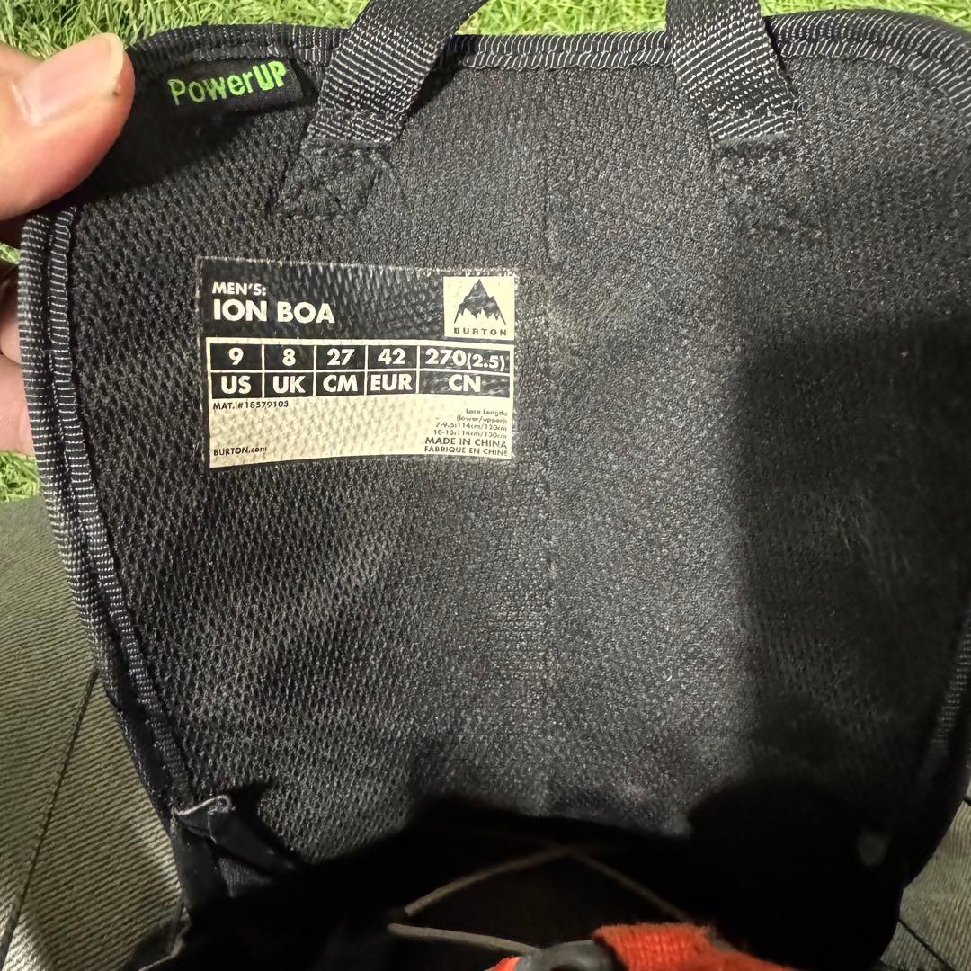 BURTON ION スノーボードブーツ ブラック ボアシステム
