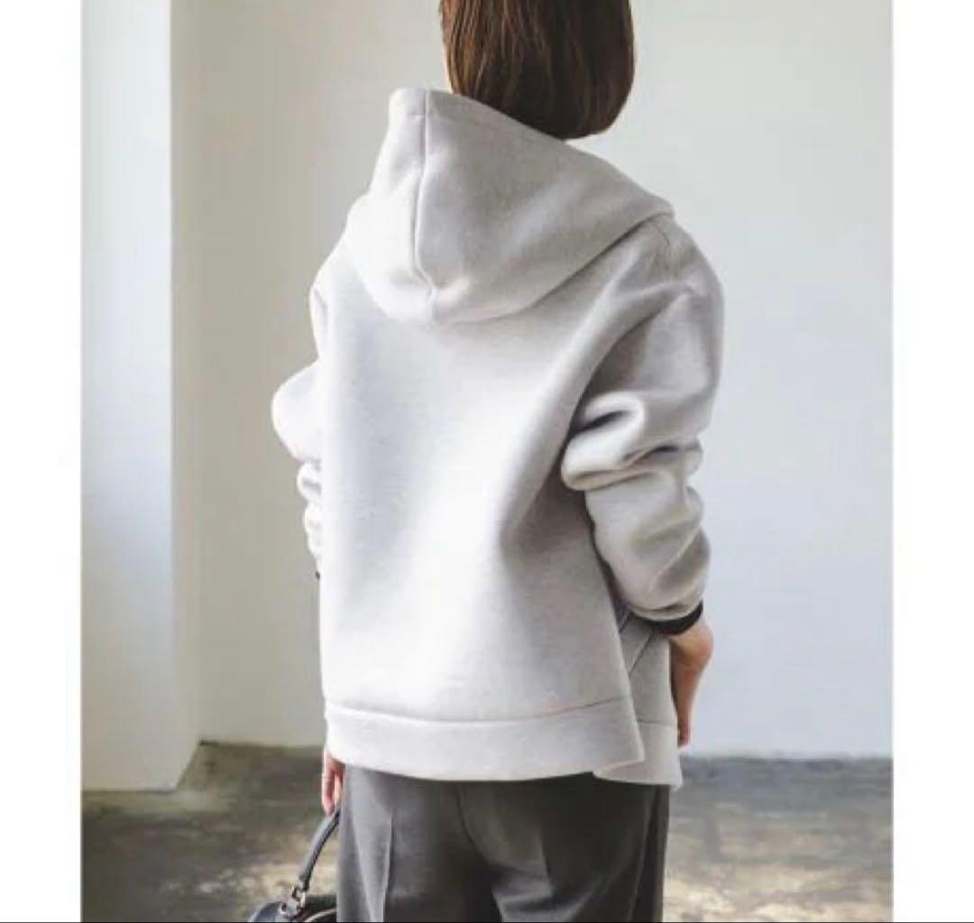 値下げ　NOBLE パーカー ダンボールニットフーデットパーカー