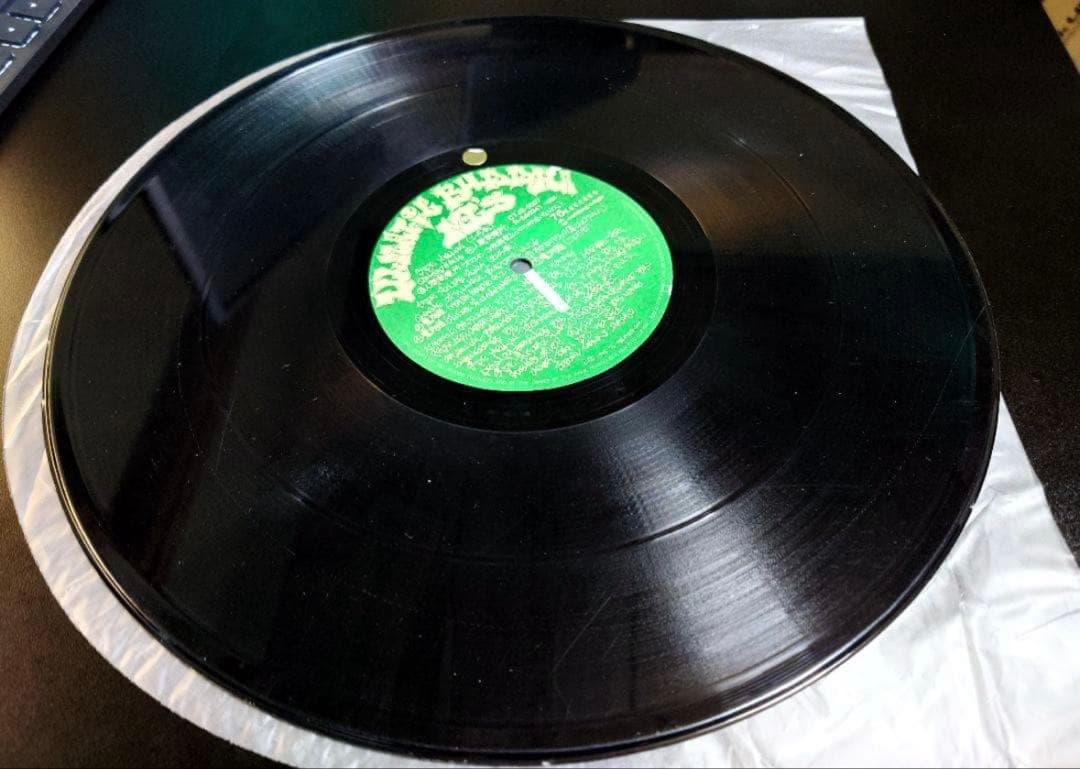 人間発電所 レコード 緑ラベル