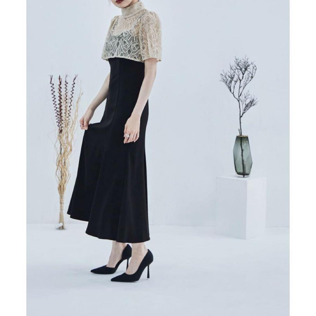 美品3wayレースボレロ&マーメイドキャミドレス　結婚式　お呼ばれ　etoll